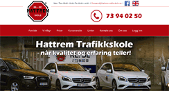 Desktop Screenshot of hattrem-trafikkskole.no